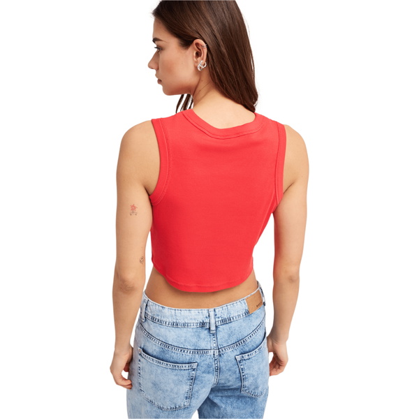 2026 Roxy Womens Iconic Days Tank Top ERJKT04384 - Hibiscus